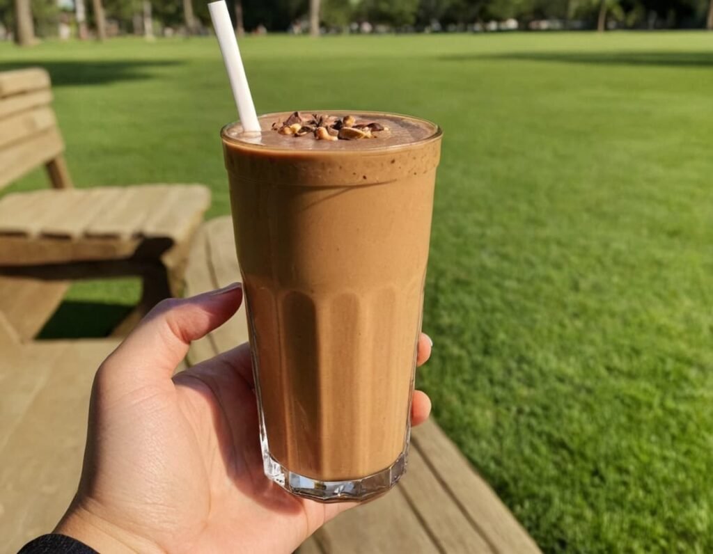 Keto Chocolate Peanut Butter Smoothie