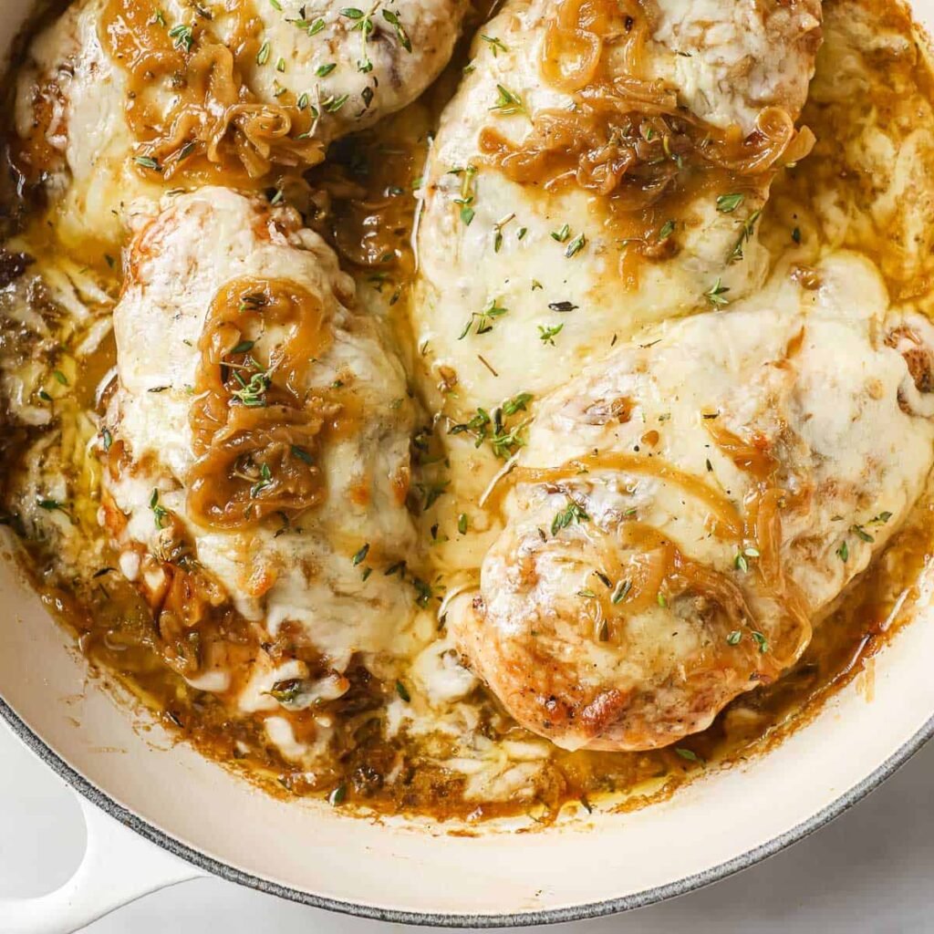 Keto Onion Chicken Casserole