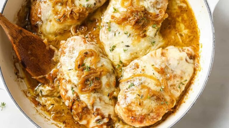 Keto Onion Chicken Casserole