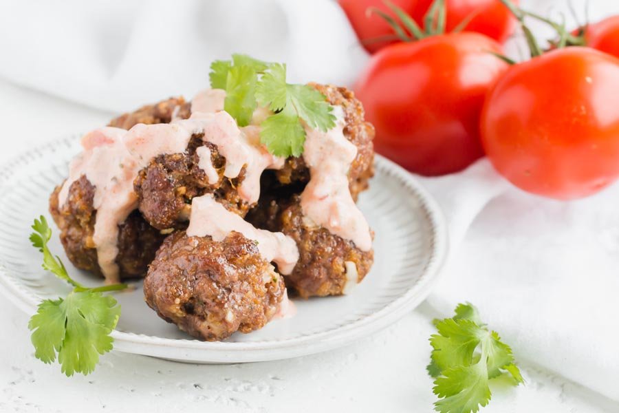 Keto Ranch Meatballs