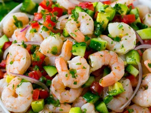 Keto Shrimp Ceviche