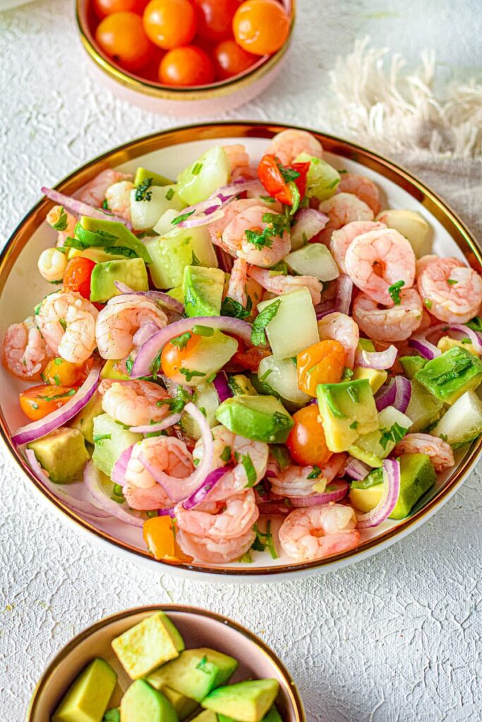 Keto Shrimp Ceviche