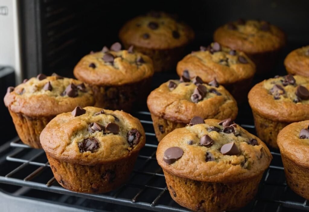 Keto Pumpkin Chocolate Chip Blender Muffins