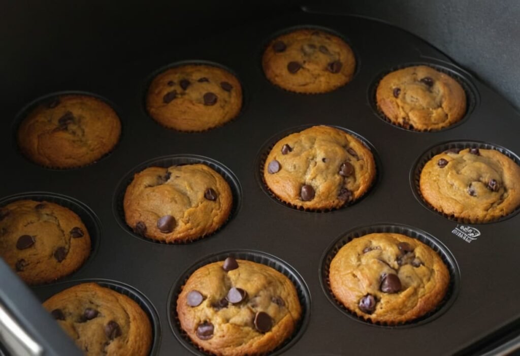 Keto Pumpkin Chocolate Chip Blender Muffins