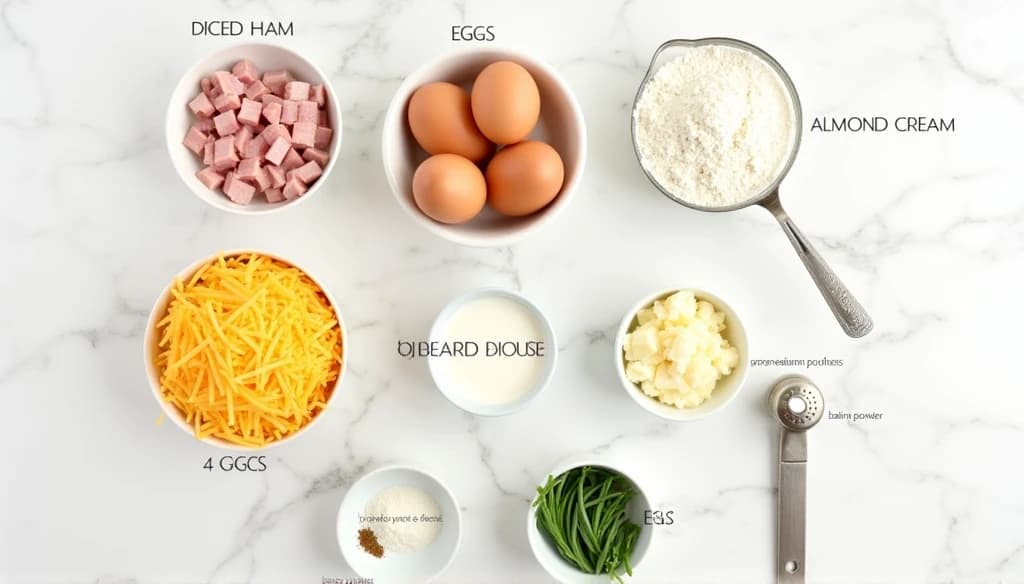 Keto Ham and Cheese Bites