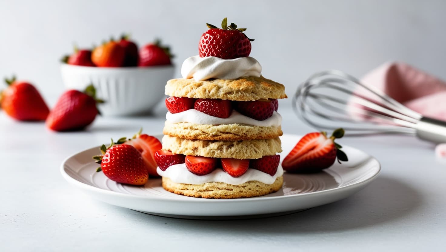 Keto Strawberry Shortcake