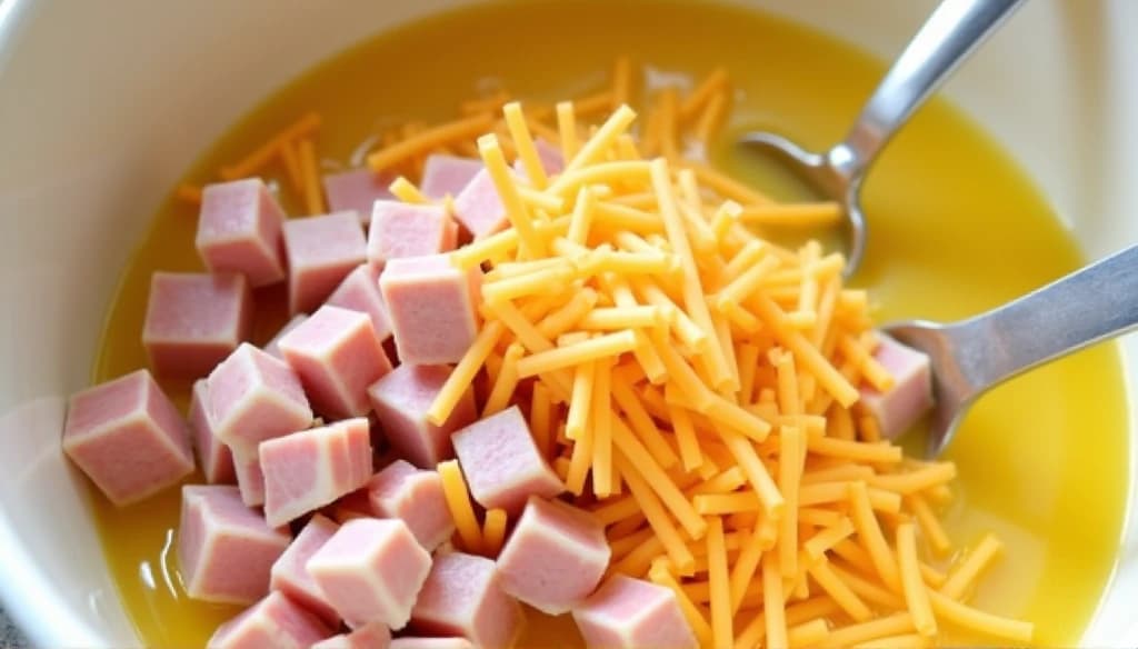 Keto Ham and Cheese Bites