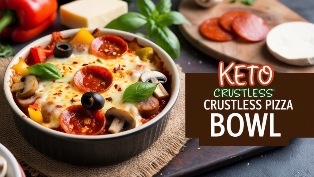 Crustless Pizza Bowl