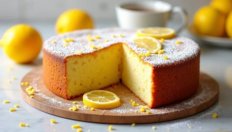 Keto Lemon Ricotta Cake